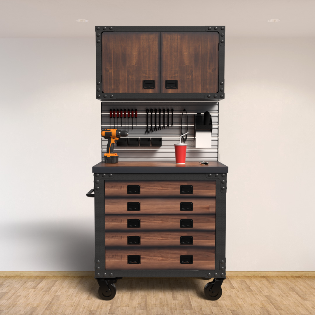36 In. Wide Industrial Wall Cabinet